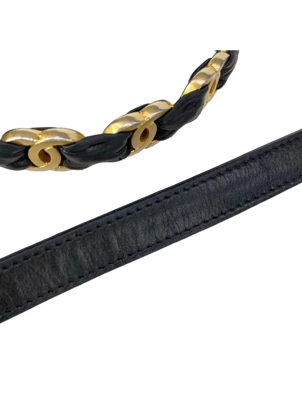 Chanel Shoulder Bag Top Handle Mini Flap Bagmatelasse Black Matte Gold 2-Way